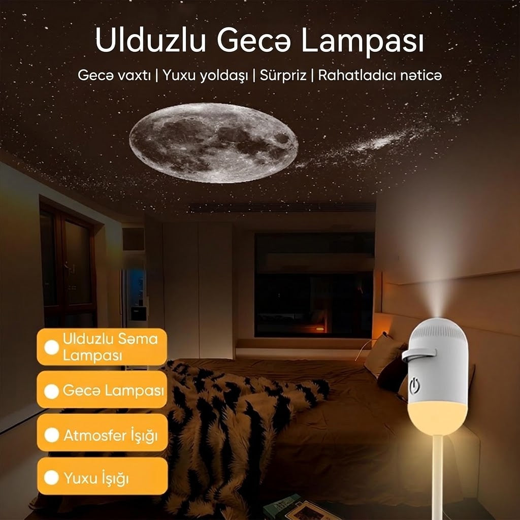 Ulduzlu Gecə Proyektor