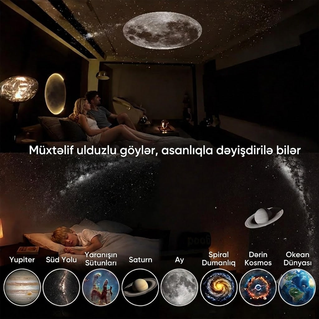 Ulduzlu Gecə Proyektor